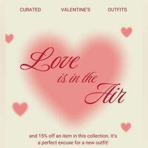 Love is in the Air Valentine's Graphic